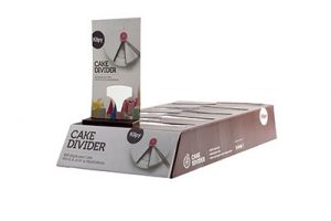 蛋糕分(fēn)切器(qì)展示盒 彩色印刷覆啞膜 裱瓦楞紙(zhǐ) 整體(tǐ)可(kě)折疊方便運輸